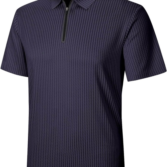 Men's Navy Polo Shirt - Picture 2 of 6